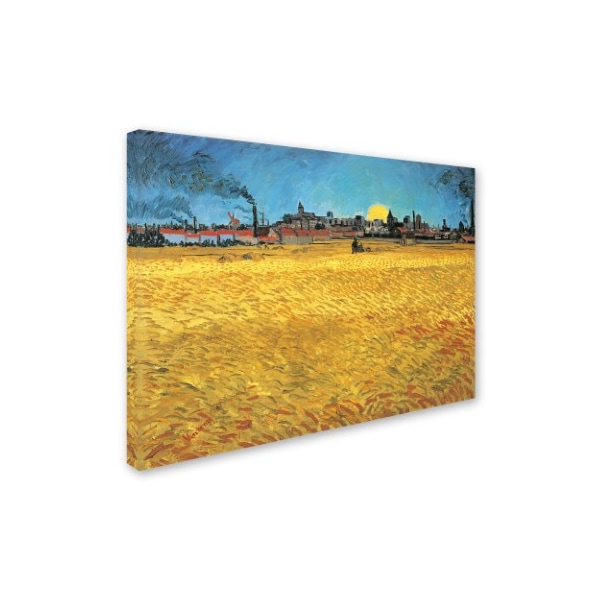 Vincent Van Gogh 'Summer Evening 1888' Canvas Art,14x19